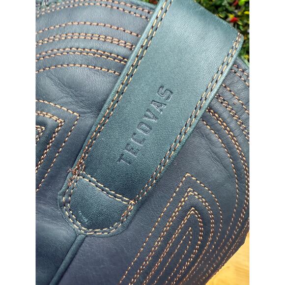 Tecovas The Midland Square Toe Cowboy Boots Shoes Bovine Leather Western Mens 7D - Picture 8 of 11